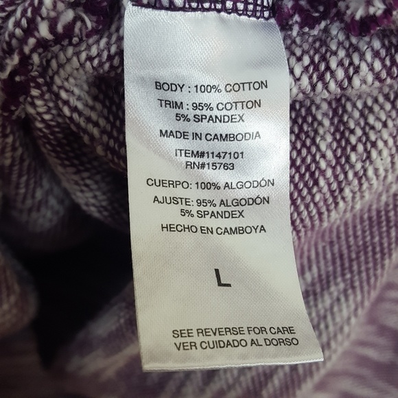 Champion Crewneck Purple Sweater Women's Large - Picture 6 of 7